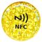 Стикер изготовленной на заказ эпоксидной смолы водоустойчивый z круга Mhz NFC печати 13,56 логотипа Programmable