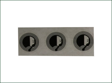 Круглый слипчивый ИСО офсетной печати цвета стикеров 4 таможни НФК уступчивый