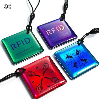 Программируемая RFID-метка NFC с эпоксидным брелоком NTAG213 на 13,56 МГц, индивидуальная