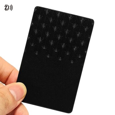 Customized Printable Leather Surface Card 13.56Mhz RFID NFC Cards Blank Leather Business Cards