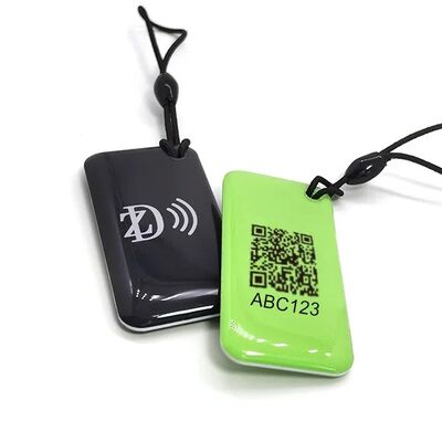 Водонепроницаемый пользовательский дизайн программируемый MIFARE Classic EV1 1K / 4K NFC RFID эпоксидный ключевой цепь для ключевого тега контроля доступа