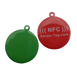 HF NFC NFC213 RFID Дисковый тег, QR-код и URL кодировка RFID Pet Tag